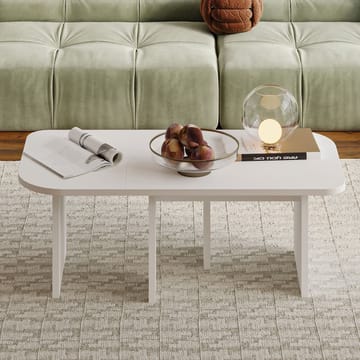 Iris Sofabordsett 90x35x45 cm - Hvit - Møbler - Bord - Sofabord & salongbord