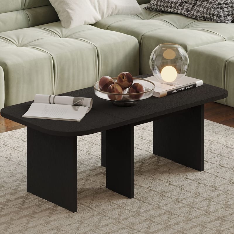 Iris Sofabordsett 90x35x45 cm - Svart - Møbler - Bord - Sofabord & salongbord