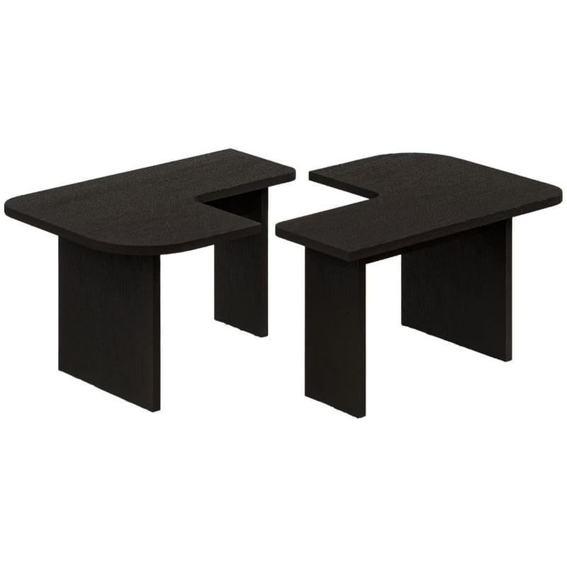 Iris Sofabordsett 90x35x45 cm, Svart