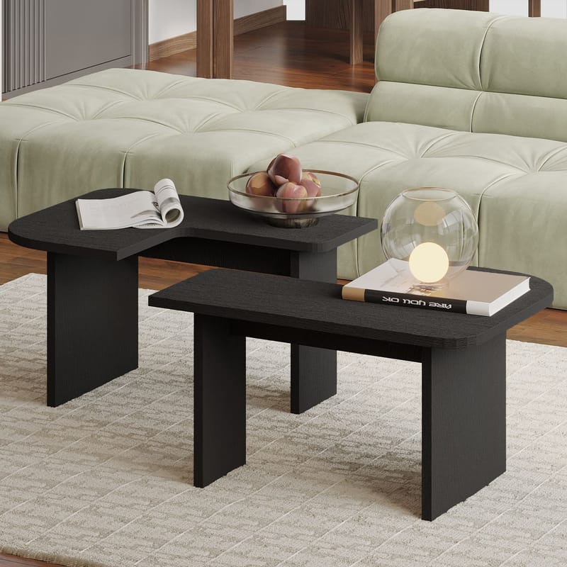 Iris Sofabordsett 90x35x45 cm - Svart - Møbler - Bord - Sofabord & salongbord