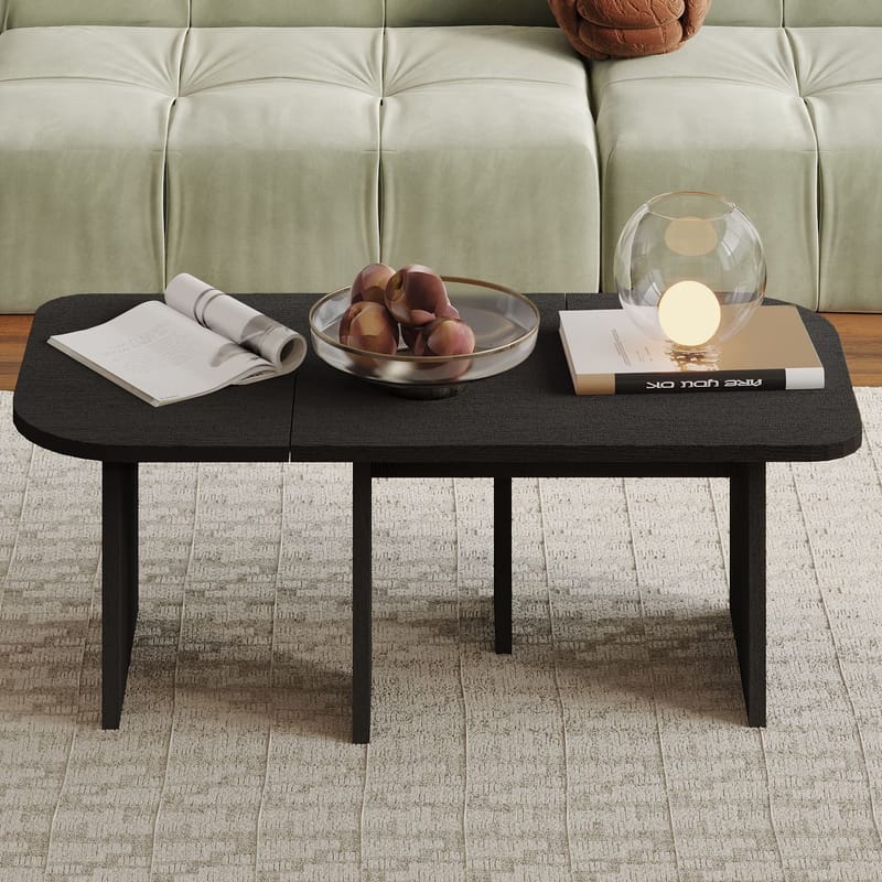 Iris Sofabordsett 90x35x45 cm - Svart - Møbler - Bord - Sofabord & salongbord