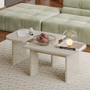 Iris Sofabordsett 90x35x45 cm - Travertin - Møbler - Bord - Sofabord & salongbord