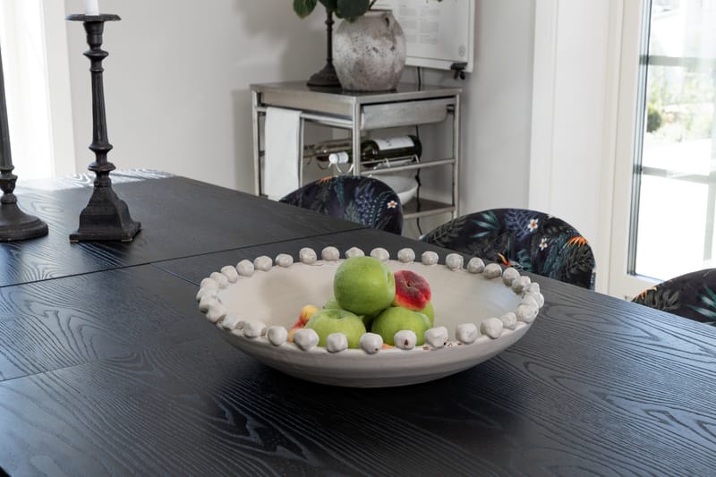 Irunea Uttrekkbar Spisegruppe 180 cm inkl. 6 Sedavi Stoler - Svart/Blå - Møbler - Bord - Spisegruppe