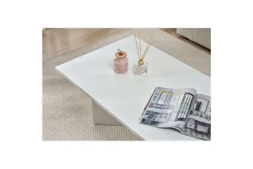 Isami Sofabord 119 cm - Hvit - Møbler - Bord - Sofabord & salongbord