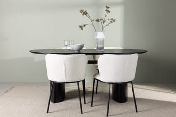 Isolde Spisebord 180x90 cm med 4 Edina Spisestoler - Møbler - Bord - Spisegruppe