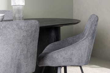 Isolde spisebord 180x90 cm med 4 Rosie spisestoler - Møbler - Bord - Spisegruppe