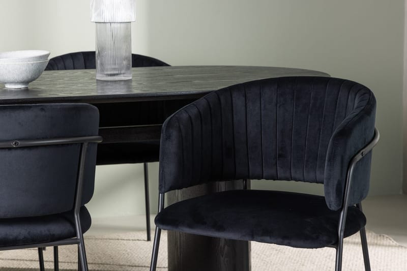 Isolde Spisebord 180x90 cm med 4 Selma Spisestoler - Møbler - Bord - Spisegruppe