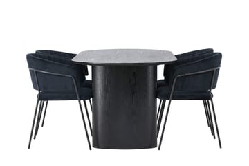 Isolde Spisebord 180x90 cm med 4 Selma Spisestoler - Møbler - Bord - Spisegruppe