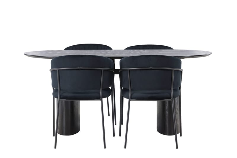 Isolde Spisebord 180x90 cm med 4 Selma Spisestoler - Møbler - Bord - Spisegruppe