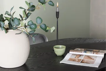 Isolde Spisegruppe 180 cm Oval med 4 Lilja Stoler - Sort - Møbler - Bord - Spisegruppe