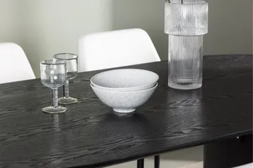 Isolde Spisegruppe 180 cm Oval med 4 Night Stoler - Sort - Møbler - Bord - Spisegruppe