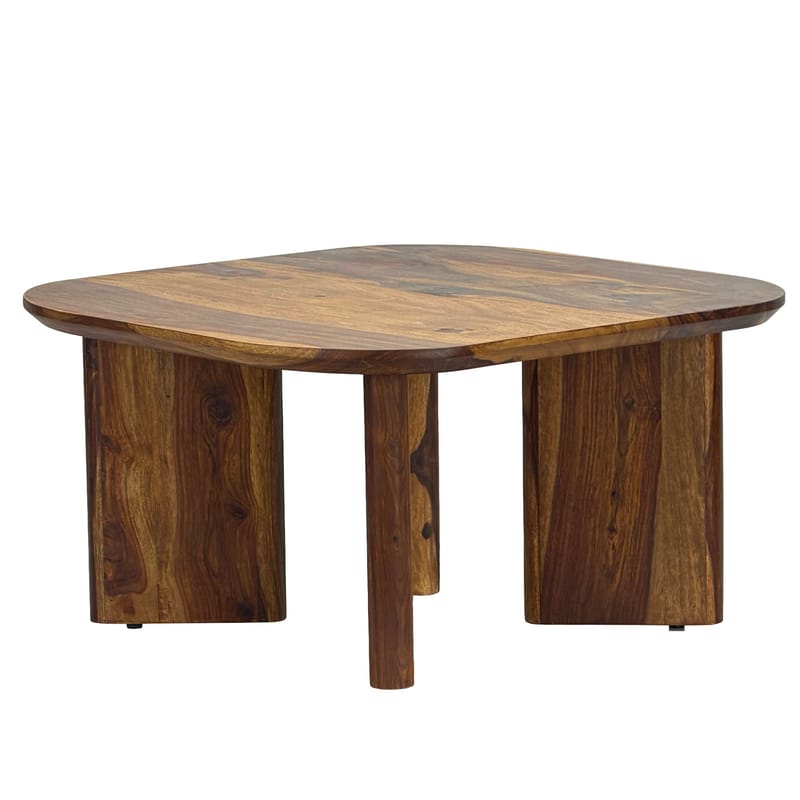Ivoano Sofabord 60 cm Landlig stil - Varm mørkebrun - Møbler - Bord - Sofabord & salongbord