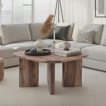 Ivoano Sofabord 60 cm Landlig stil - Varm mørkebrun - Møbler - Bord - Sofabord & salongbord