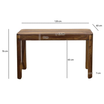 Ivoela spisebord 120 cm - Varm brun - Møbler - Bord - Spisebord & kjøkkenbord