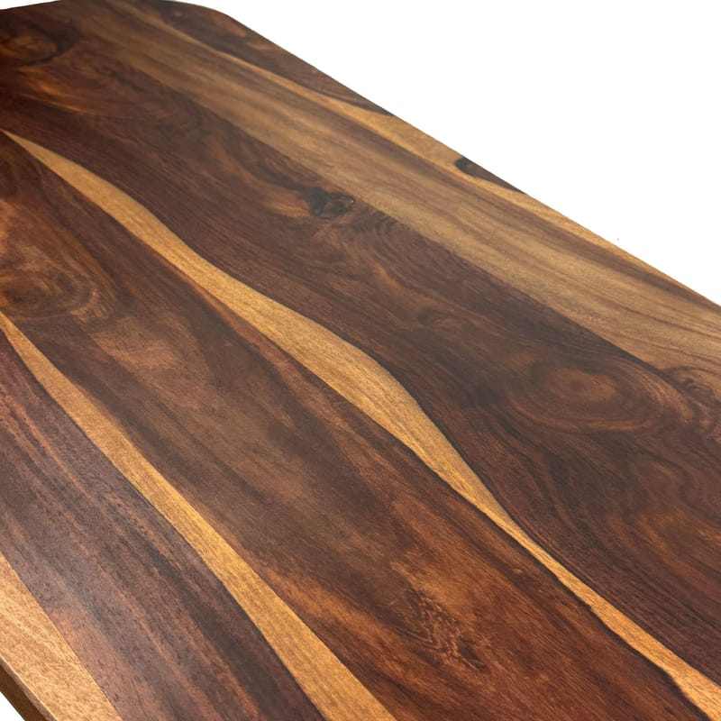 Ivoeri Sofabord 120 cm Ovalt Landlig stil - Varm mørkebrun - Møbler - Bord - Sofabord & salongbord
