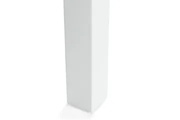 Jasmin Spisegruppe med 6 Tuva Lenestol - Hvit/Svart PU - Møbler - Bord - Spisegruppe