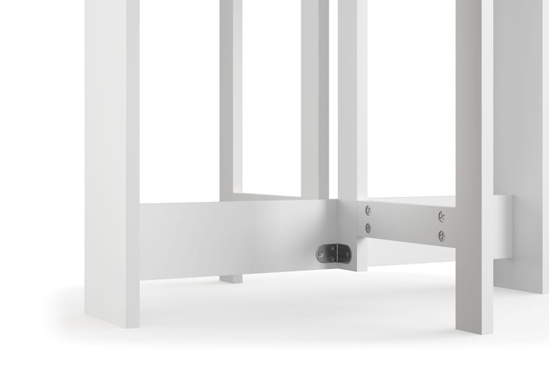 Jeba Rektangulært Spisebord med klaffer 80 cm med plass til 4 personer - Hvit - Møbler - Bord - Spisebord & kjøkkenbord