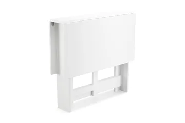 Jeba Rektangulært Spisebord med klaffer 80 cm med plass til 4 personer - Hvit - Møbler - Bord - Spisebord & kjøkkenbord