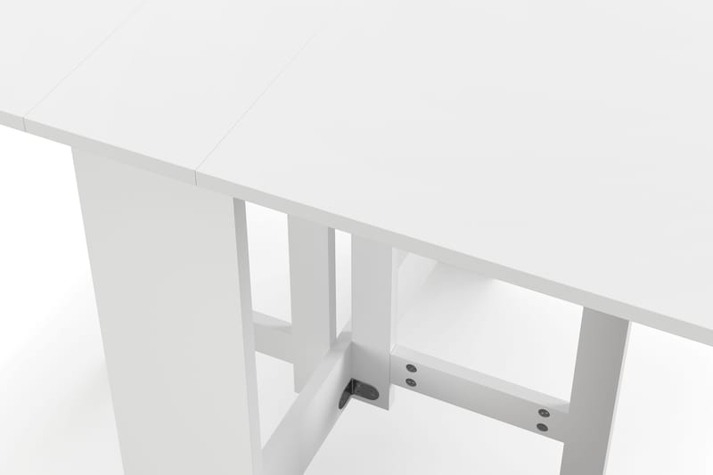 Jeba Rektangulært Spisebord med klaffer 80 cm med plass til 4 personer - Hvit - Møbler - Bord - Spisebord & kjøkkenbord