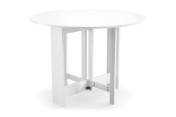 Jeba Spisebord 100 cm - Hvit - Møbler - Bord - Spisebord & kjøkkenbord