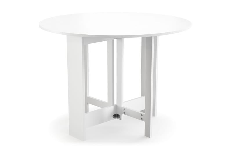 Jeba Spisebord 100 cm - Hvit - Møbler - Bord - Spisebord & kjøkkenbord