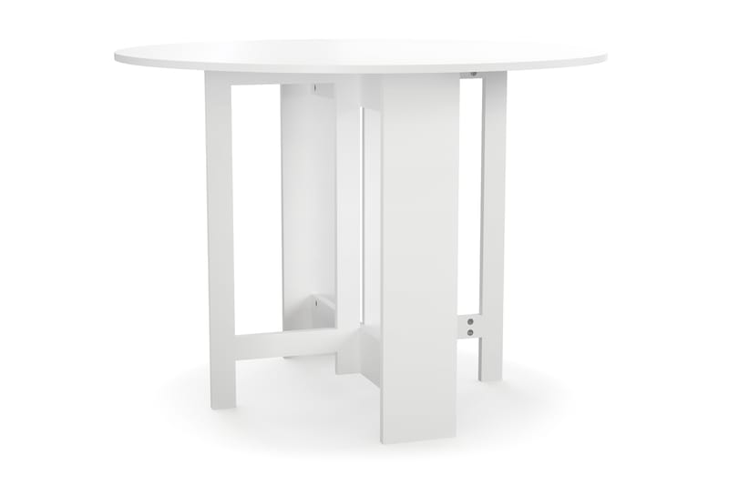 Jeba Spisebord 100 cm - Hvit - Møbler - Bord - Spisebord & kjøkkenbord