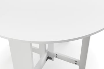 Jeba Spisebord 100 cm - Hvit - Møbler - Bord - Spisebord & kjøkkenbord