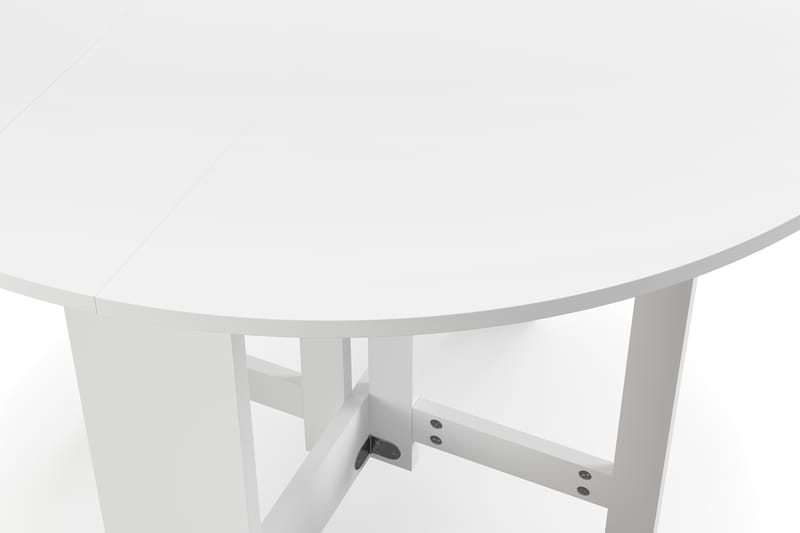 Jeba Spisebord 100 cm - Hvit - Møbler - Bord - Spisebord & kjøkkenbord