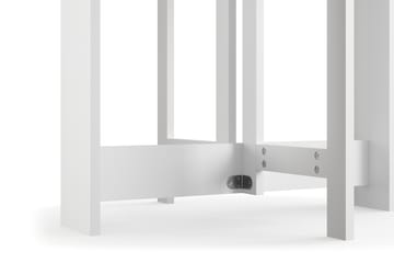 Jeba Spisebord 100 cm - Hvit - Møbler - Bord - Spisebord & kjøkkenbord