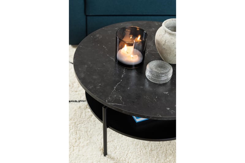 Jennifer Sofabord 80 cm - Svart - Møbler - Bord - Sofabord & salongbord