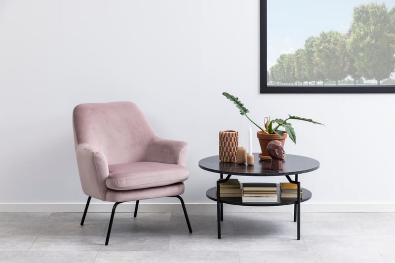 Jennifer Sofabord 80 cm - Svart - Møbler - Bord - Sofabord & salongbord