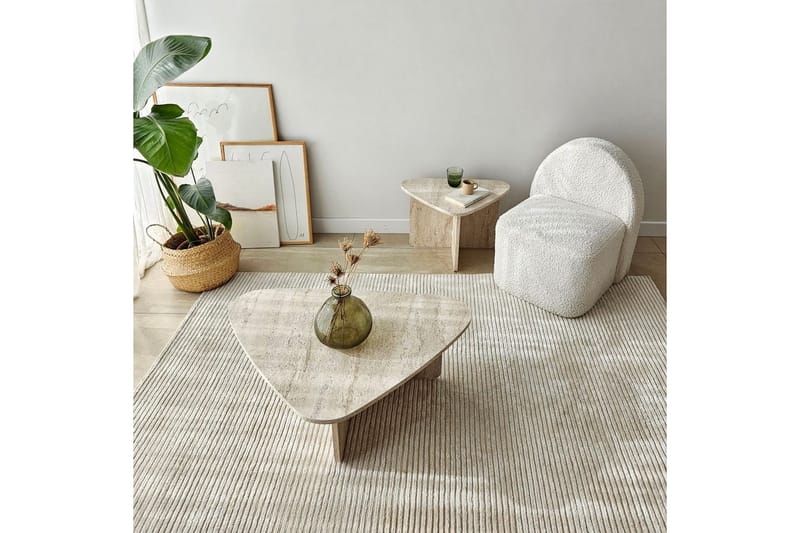 Jewa Sofabord 90 cm - Beige - Møbler - Bord - Sofabord & salongbord