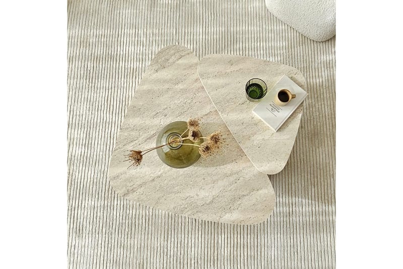 Jewa Sofabord 90 cm - Beige - Møbler - Bord - Sofabord & salongbord