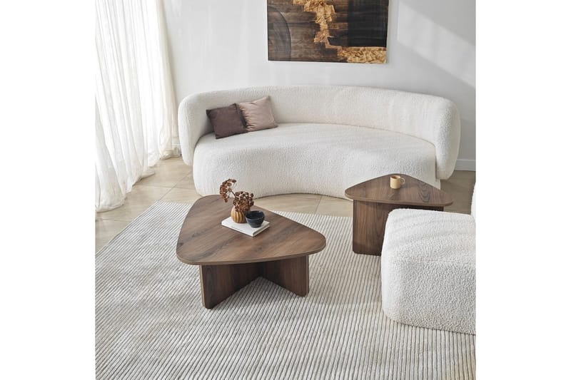 Jewa Sofabord 90 cm - Naturell - Møbler - Bord - Sofabord & salongbord