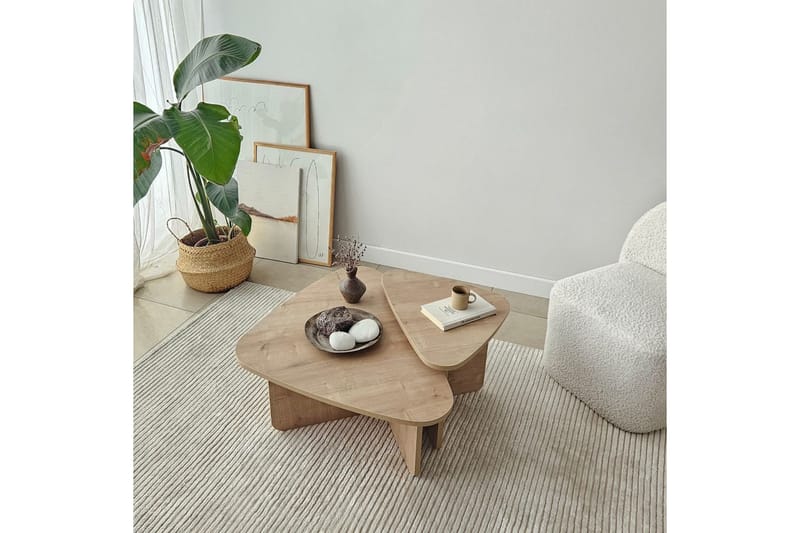 Jewa Sofabord 90 cm - Naturell - Møbler - Bord - Sofabord & salongbord
