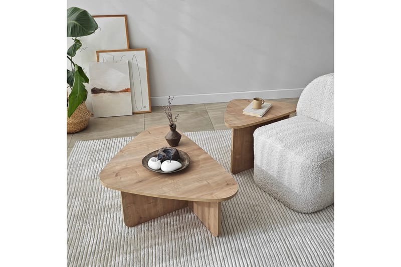 Jewa Sofabord 90 cm - Naturell - Møbler - Bord - Sofabord & salongbord