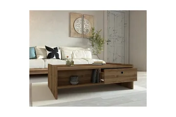 Jeyra Stuebord 110 cm - Valnøtt - Møbler - Bord - Sofabord & salongbord