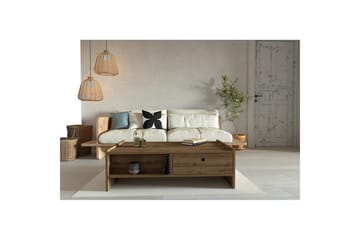 Jeyra Stuebord 110 cm - Valnøtt - Møbler - Bord - Sofabord & salongbord