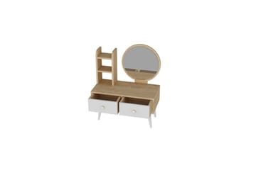 Jorvan Sminkebord 70 cm - Hvit/Blå - Møbler - Bord - Sminkebord & toalettbord