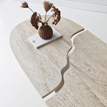 Jorvis sofabord 120 cm ovalt - Travertin - Møbler - Bord - Sofabord & salongbord