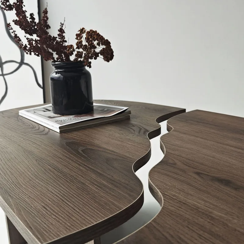 Jorvis sofabord 120 cm ovalt - Valnøtt - Møbler - Bord - Sofabord & salongbord