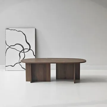 Jorvis sofabord 120 cm ovalt - Valnøtt - Møbler - Bord - Sofabord & salongbord