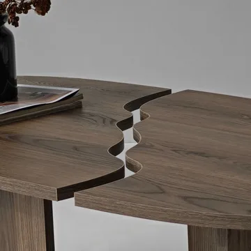 Jorvis sofabord 120 cm ovalt - Valnøtt - Møbler - Bord - Sofabord & salongbord