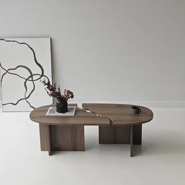Jorvis sofabord 120 cm ovalt - Valnøtt - Møbler - Bord - Sofabord & salongbord