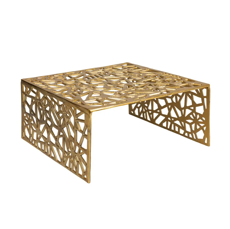 Junino sofabord 60 cm, Gullfarget