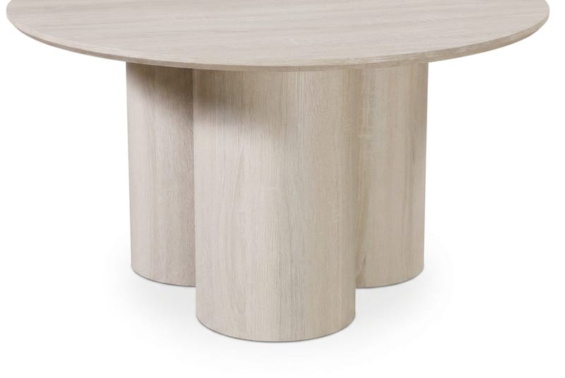 Juno sofabord rundt 85 cm - Hvitlasert - Møbler - Bord - Sofabord & salongbord