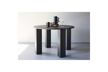 Juno Spisebord 120 Cm - Svart - Møbler - Bord - Spisebord & kjøkkenbord