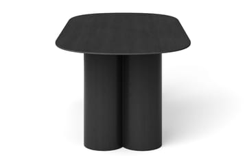 Juno Spisebord Oval 220×100 cm Finér - Svart - Møbler - Bord - Spisebord & kjøkkenbord