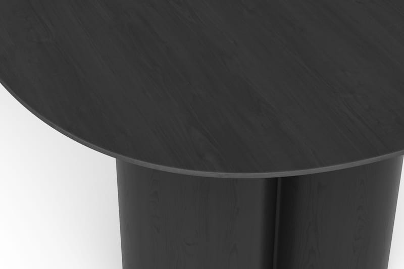 Juno Spisebord Oval 220×100 cm Finér - Svartbeiset eik - Møbler - Bord - Spisebord & kjøkkenbord