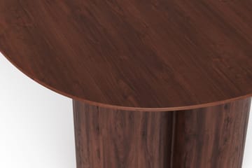 Juno Spisebord Oval 220×100 cm Finér - Valnøtt - Møbler - Bord - Spisebord & kjøkkenbord
